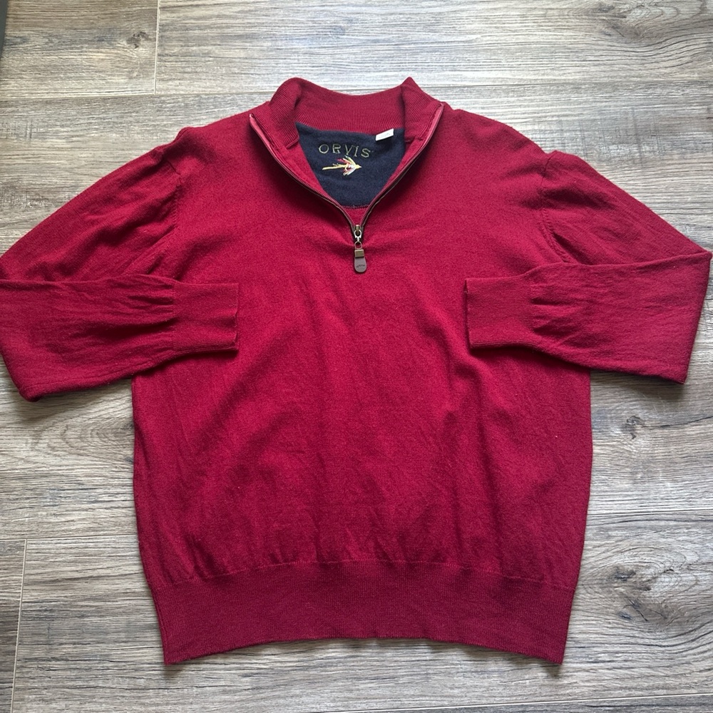 ORVIS quarter zip